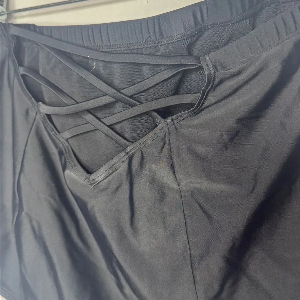 Torrid High-Waist Black Swim Bottoms. Size‎ 2X.